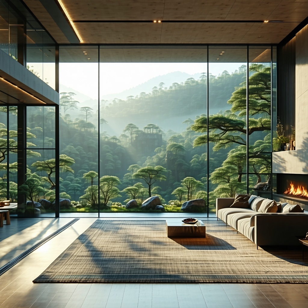 view of nature from inside a modern home